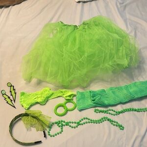 Vibrant Green Costume Set